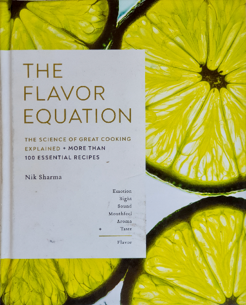My favourite books of the month November '23 - the cover of the cookbook The Flavour Equation by Nik Sharma